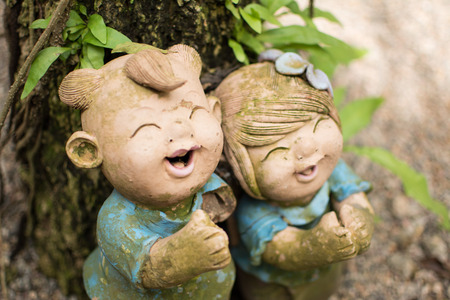 cute statueの写真素材