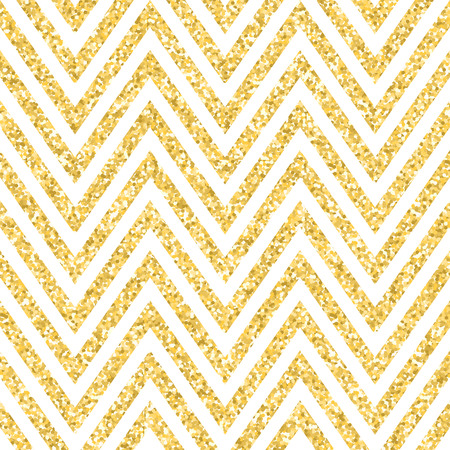 Pattern in zigzag. Classic chevron seamless gold glitter patternのイラスト素材
