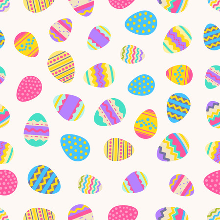 Happy easter background. easter egg. seamless vector pattern for your designのイラスト素材