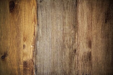 Wood texture background with vignetting, teak, pine oakの写真素材