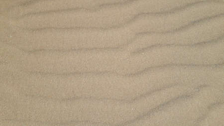 Wavy sand texture background. Flat lay. Top viewの写真素材