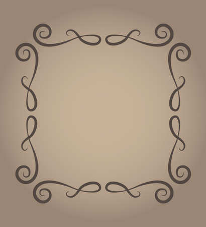 Hand drawn elements and monograms.のイラスト素材