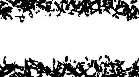 Background with black textured brush strokes. Grunge background for your design.のイラスト素材