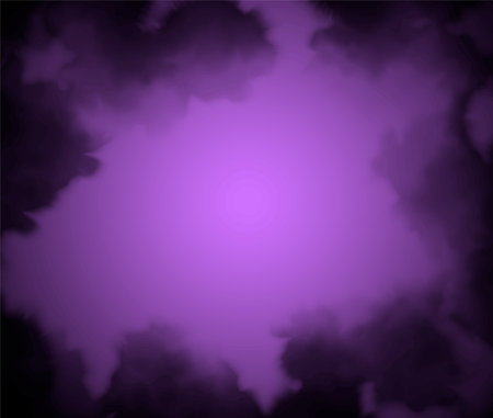 Frizzy magenta/purple mist on a foggy dark backgroundのイラスト素材