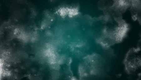 Spectacular abstract white smoke isolated color dark blue backgroundのイラスト素材