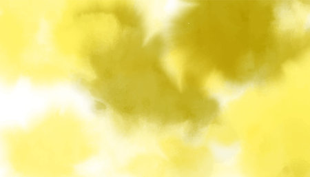 Magic Hand Drawn Tie Dye. Bright Watercolor Art. Bright Autumn Colors Wallpaper. Beautiful Acrylic Effect. yellow, goldのイラスト素材