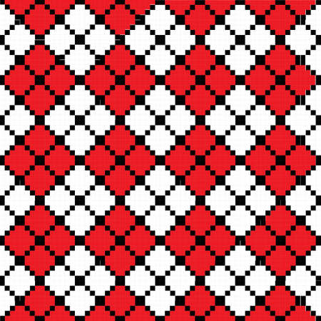 zigzag square pattern のイラスト素材