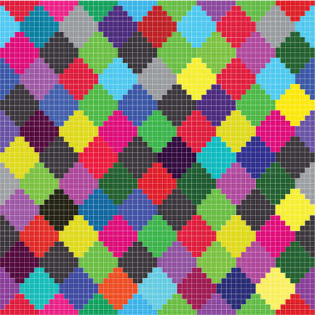 colorful squares pattern vector eps8 graphic
