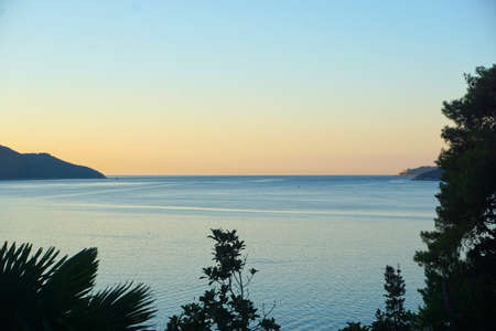 Seacsape, Boka Kotorska gulf entranceの写真素材