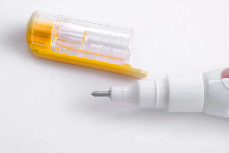 corrector records on paper