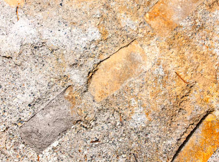 Background of an old surface of metal-concrete