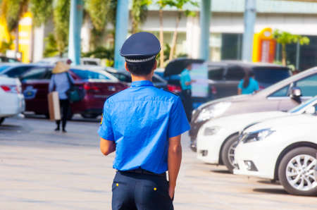 policeman on the streets in China