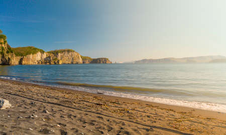 the view of Avacha Bay on the Kamchatka Peninsulaの写真素材