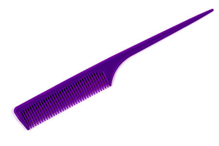 The new comb isolated on white backgroundの写真素材