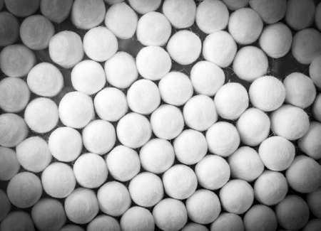 Close up of Cotton Buds. Selective focusの写真素材