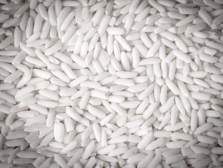 The Background of white new wild rice. Close upの写真素材