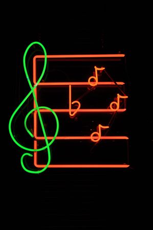 Music Note Neon Light Sign