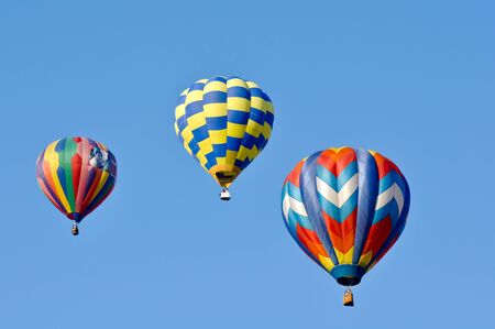 RENO, NEVADA USA - SEPTEMBER 10: The Great Reno Balloon Race on September 10 2011, in Reno Nevada. It is the largest free hot air ballooning event in the nation.のeditorial素材