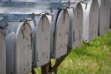 Row of Mailboxesの写真素材