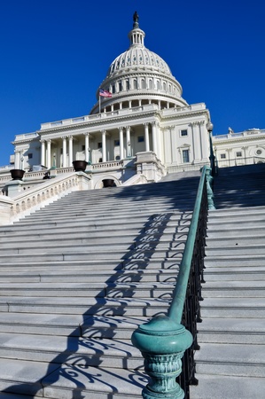 Capitol Hill Building in Washington DCの写真素材