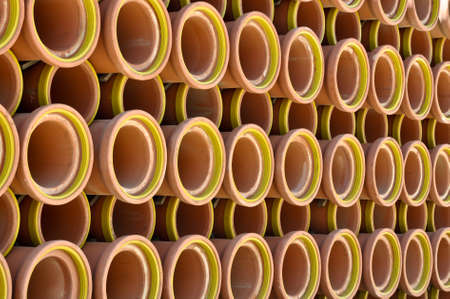 Ceramic Sewer Pipesの写真素材