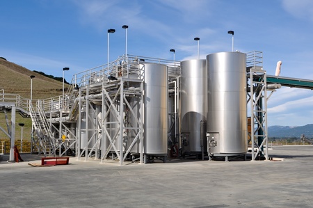 Wine Vats Outdoorsの写真素材