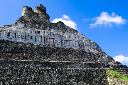 Xunantunich Ancient Mayan Ruin in Belizeの写真素材