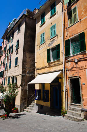 Building in Cinque Terre Italyの写真素材