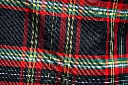 Plaid Scottish Kiltの写真素材