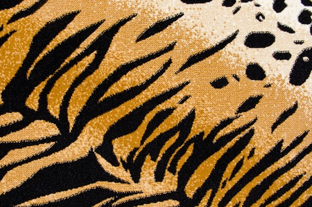 Tiger Cheetah Print Rug Backgroundの写真素材
