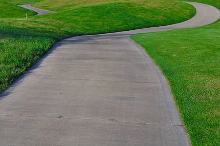 Golf Cart Pathの写真素材