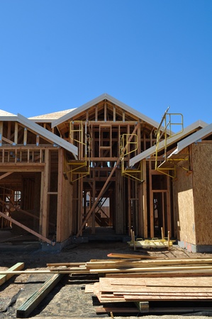 New Home Under Constructionの写真素材