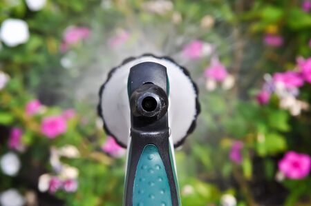 Watering Plants Close Upの写真素材