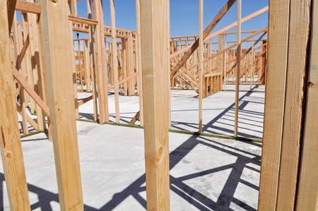 New Home Under Constructionの写真素材