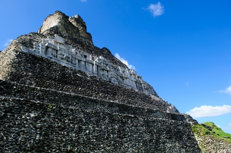 Xunantunich Ancient Mayan Ruin in Belizeの写真素材