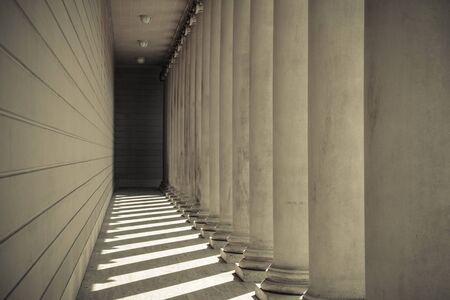Pillars in a Rowの写真素材