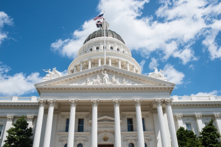 Sacramento State Capitol of California Buildingのeditorial素材