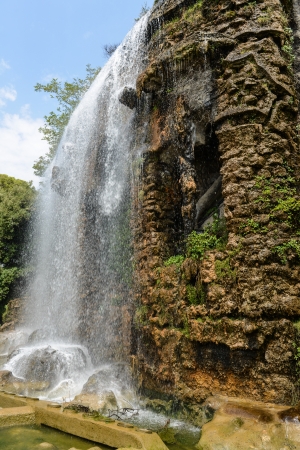 Waterfall in Nice Franceの写真素材