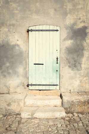 Old Green Doorの写真素材