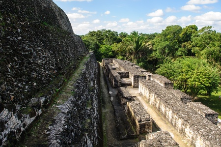 Xunantunich Mayan Ruin in Belizeの写真素材