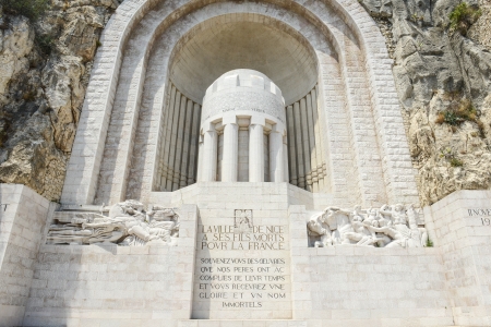 War Memorial in Nice Franceのeditorial素材