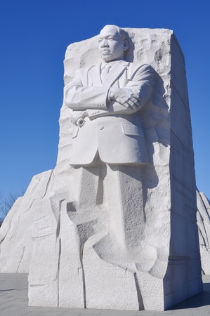 WASHINGTON, DC - AUGUST 20: Memorial to Dr. Martin Luther King on August 20, 2012. The memorial is America's 395th national park.のeditorial素材