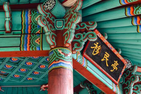 Japanese Temple Roofの写真素材