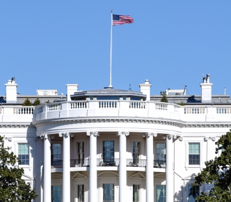 The White House in Washington DCのeditorial素材