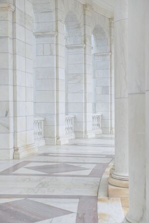 Pillars in Hallwayのeditorial素材