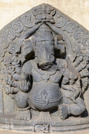 Ganesha Stone Statueの写真素材