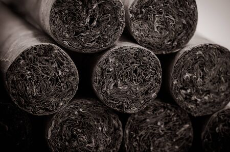 Cigars in a Stackの写真素材