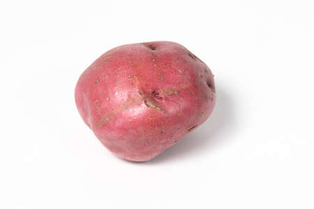 Red Potato on White Backgroundの写真素材