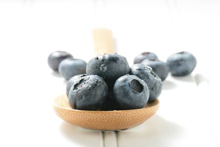 Fresh Blueberries Close Upの写真素材