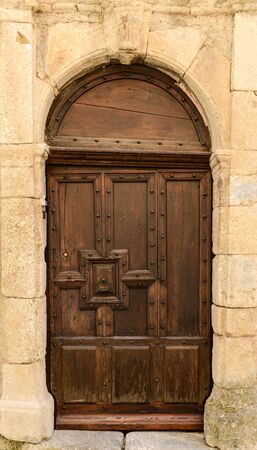 Rustic French Doorのeditorial素材